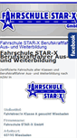 Mobile Screenshot of fahrschule-star-x.de